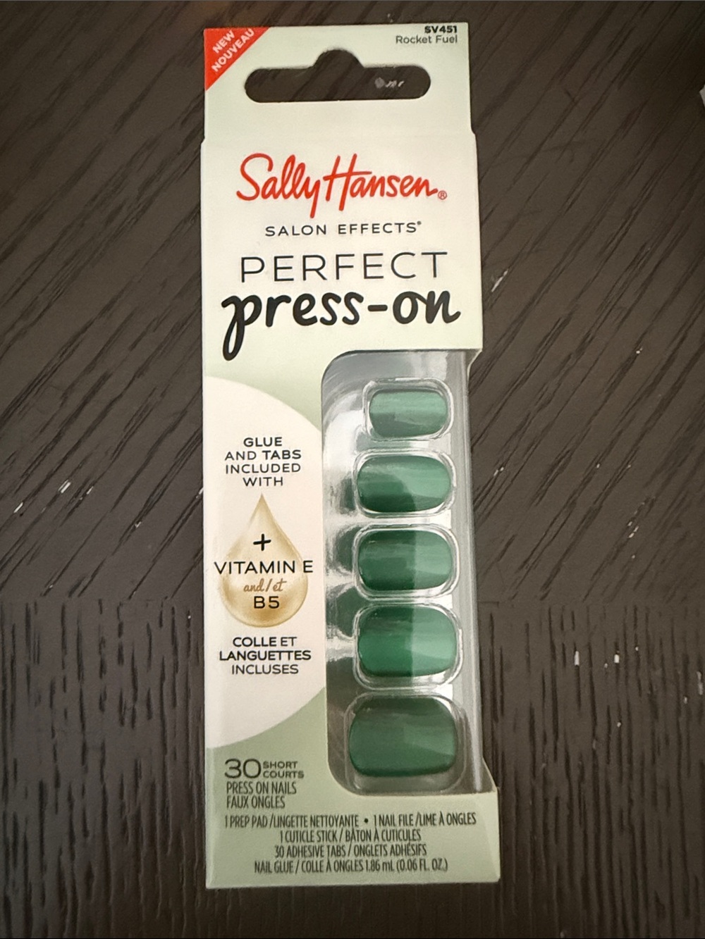 Sally Hansen Perfect Press-On Nails in Green - Salon Effects
